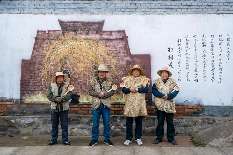 The four inheritors of the "dashuhua"